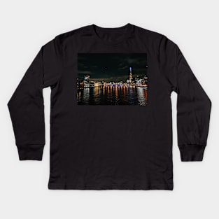 Millennium Bridge - London Kids Long Sleeve T-Shirt